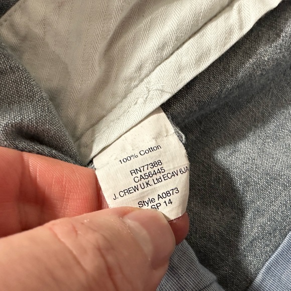 J. Crew Chambray 9” Club Chino Shorts - Picture 4 of 5